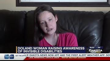 You learn to function with it’: Doland woman raising awareness of invisible disabilities