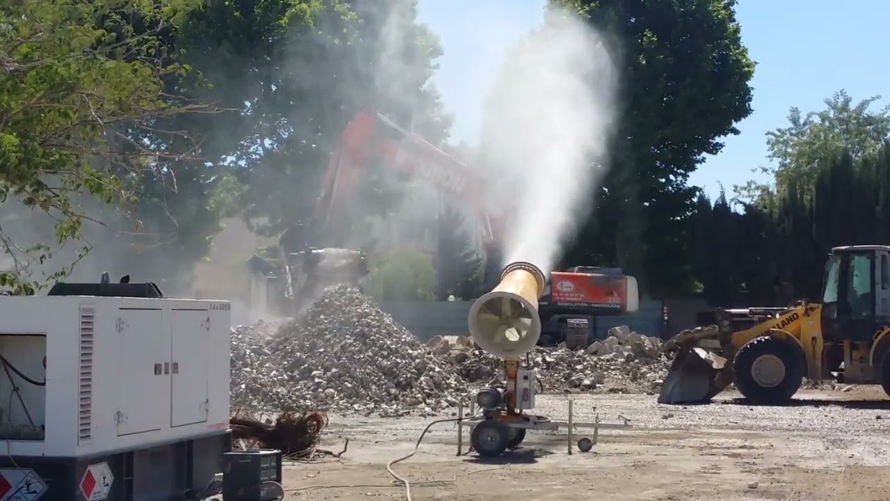Dust Cannon Type HE50 - Demolition, Ports, Mining | Best Dust Control Technology by HENNLICH