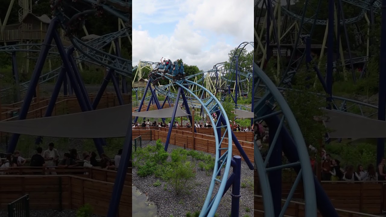 The Prototype Airtime Coaster | Mecalodon at Walibi Belgium