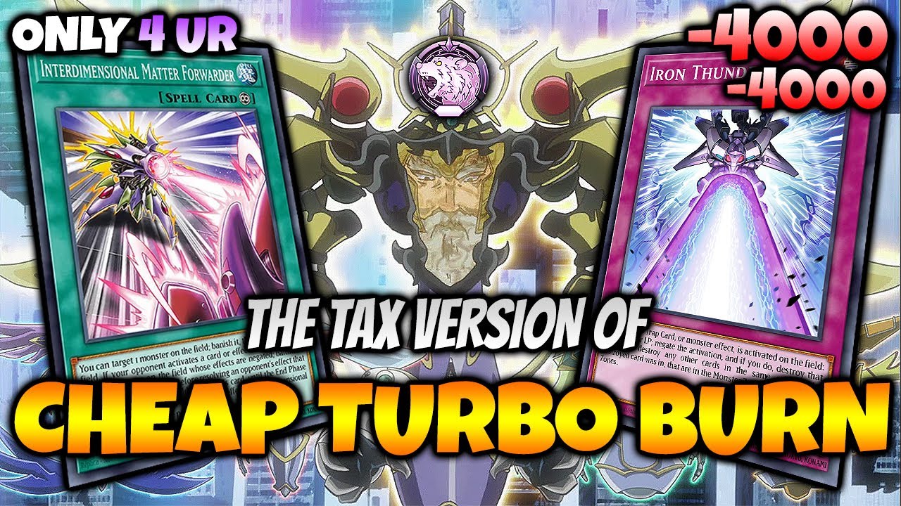 4 UR Deck Burns the Meta 🔥 Destroy Meta Decks with Cheap Timelord Burn Deck [Master Duel]