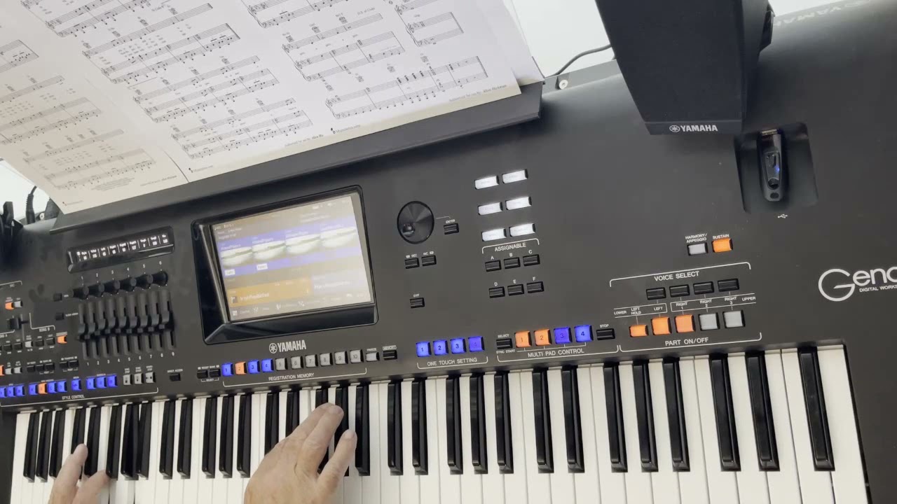 Highland Cathedral - Music by Michael Korb and Ulrich Roever - Cover by Allen Hickman - Yamaha Genos