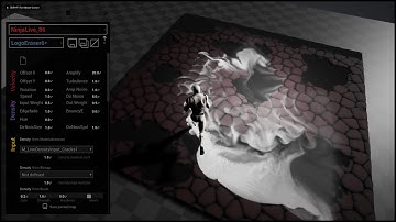 FluidNinja LIVE - Test - Material Based Sim Input VS Skeletal Collider [UE4]