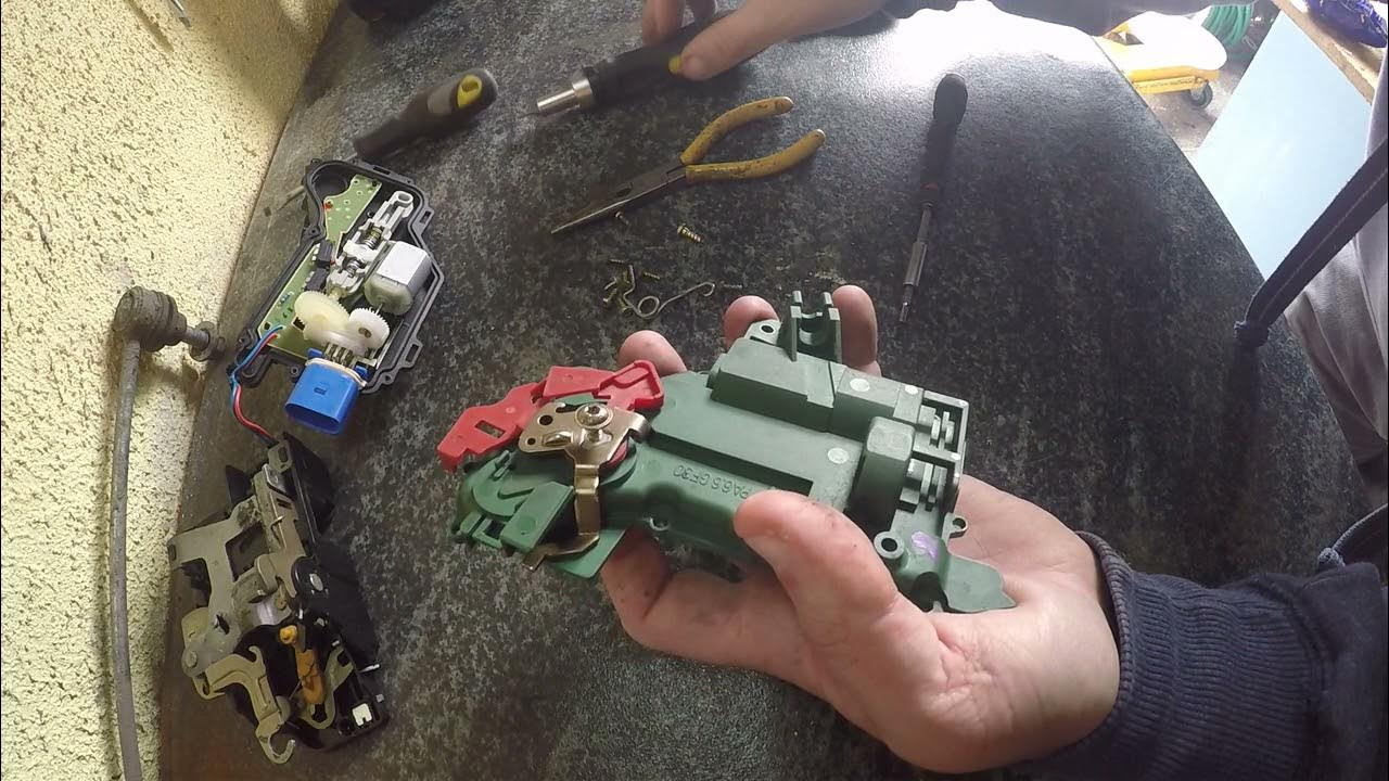 VW Transporter T5 Door Lock Actuator strip down and rebuild YouTube