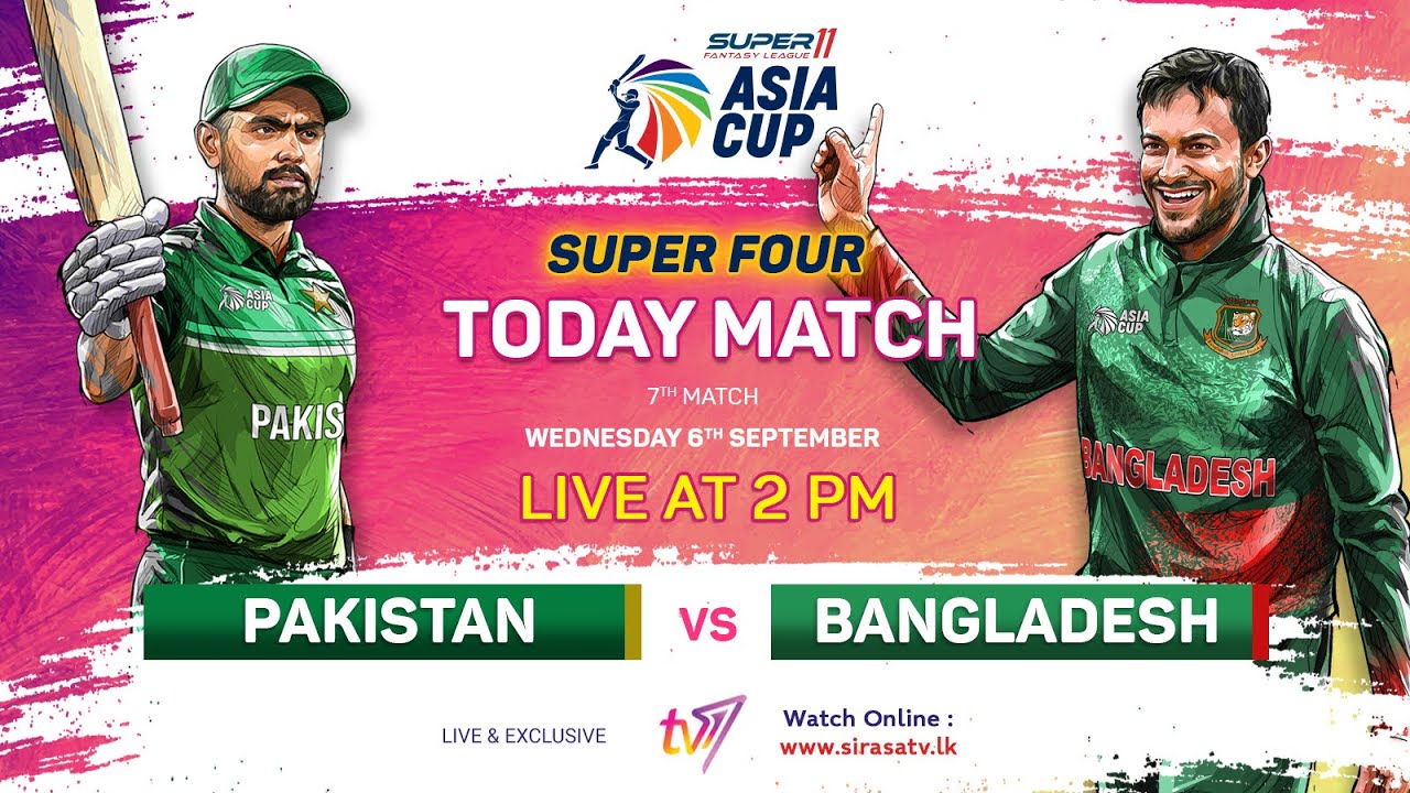 🔴 LIVE The Cricket Show - Asia Cup 2023 - Super Four Pakistan vs Bangladesh 🏏