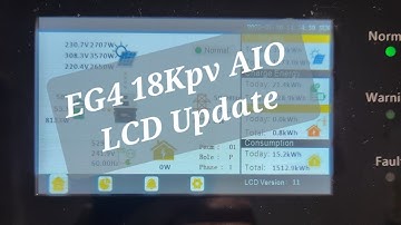 EG4 18KPV AIO LCD update.  (Caution shaky video)