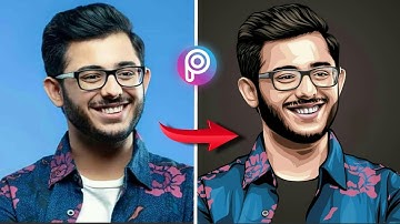 Picsart New Portrait Cartoon Photo Editing 🔥 || portrait Vector Photo Editing