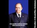 Le prsident de la rpublique abdelaziz bouteflika