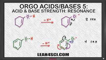 Effect of Resonance on Acidity when Ranking Acids and Bases in Organic Chemistry