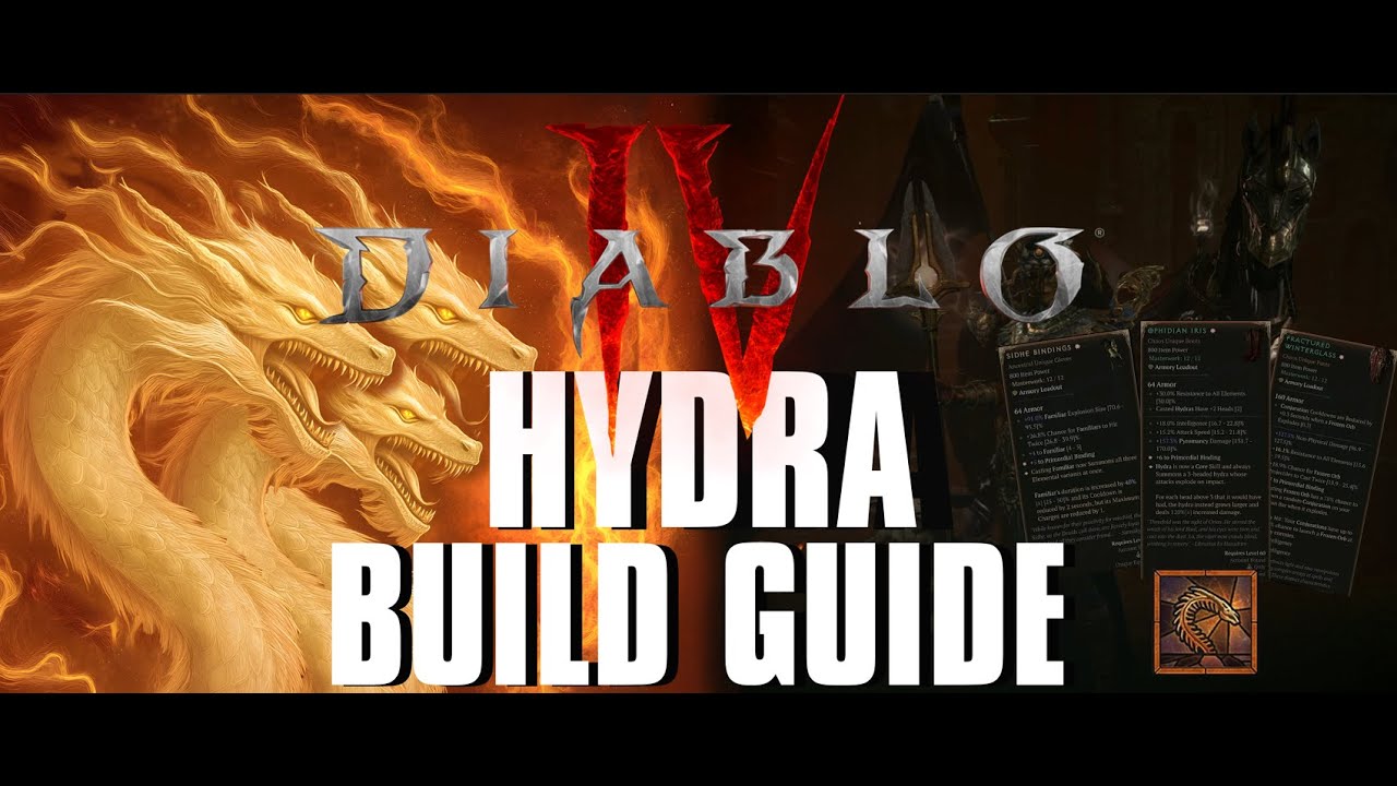 Diablo 4 | Season 10 Sorcerer Hydra Build - YouTube