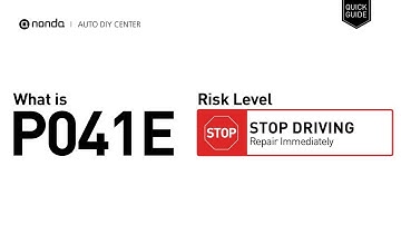 What is P041E Engine Code [Quick Guide]