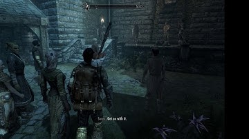 Elder Scrolls V Skyrim : Solitude entry event (Roggvir execution)