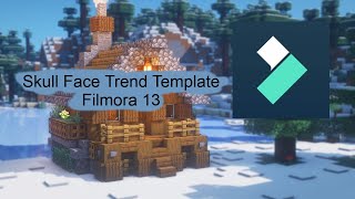 Skull Face Template Filmora 13