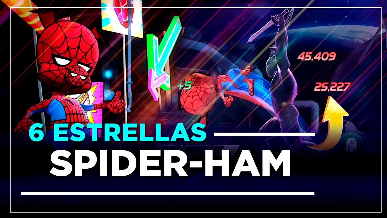 SPIDER HAM Inmune a Degeneracion MARVEL BATALLA MCOC YouTube