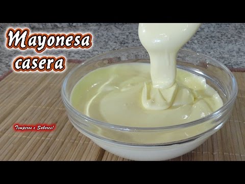 Video: ¿Cómo hacer mayonesa casera natural sin productos químicos?