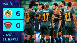 Özet Alanyaspor 6-0 Atakaş Hatayspor 22 Hafta - 202122