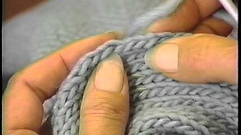 Sweater Finishing: Pick up and knit along armhole edge