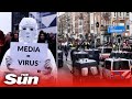 Dutch Police Use Dogs On Anti-Lockdown Protesters In Amsterdam