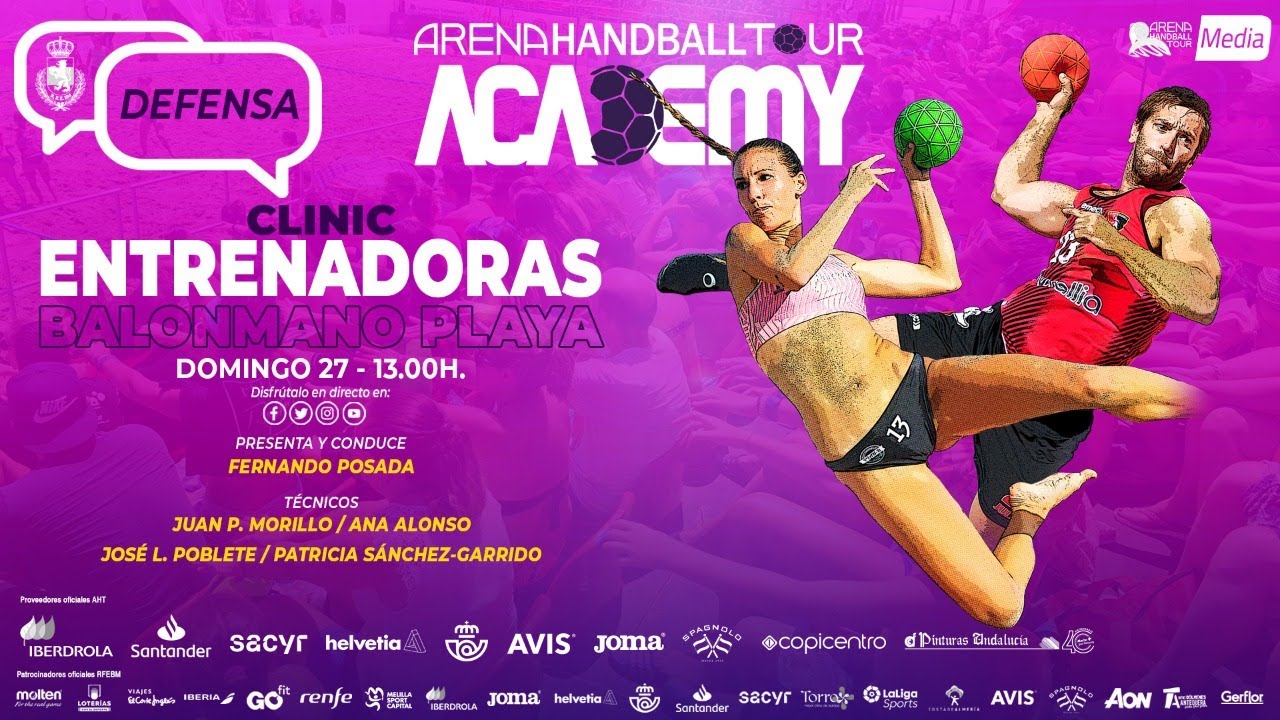 AHT ACADEMY | CLINIC ENTRENADORAS BALONMANO PLAYA | DOMINGO 27 13H
