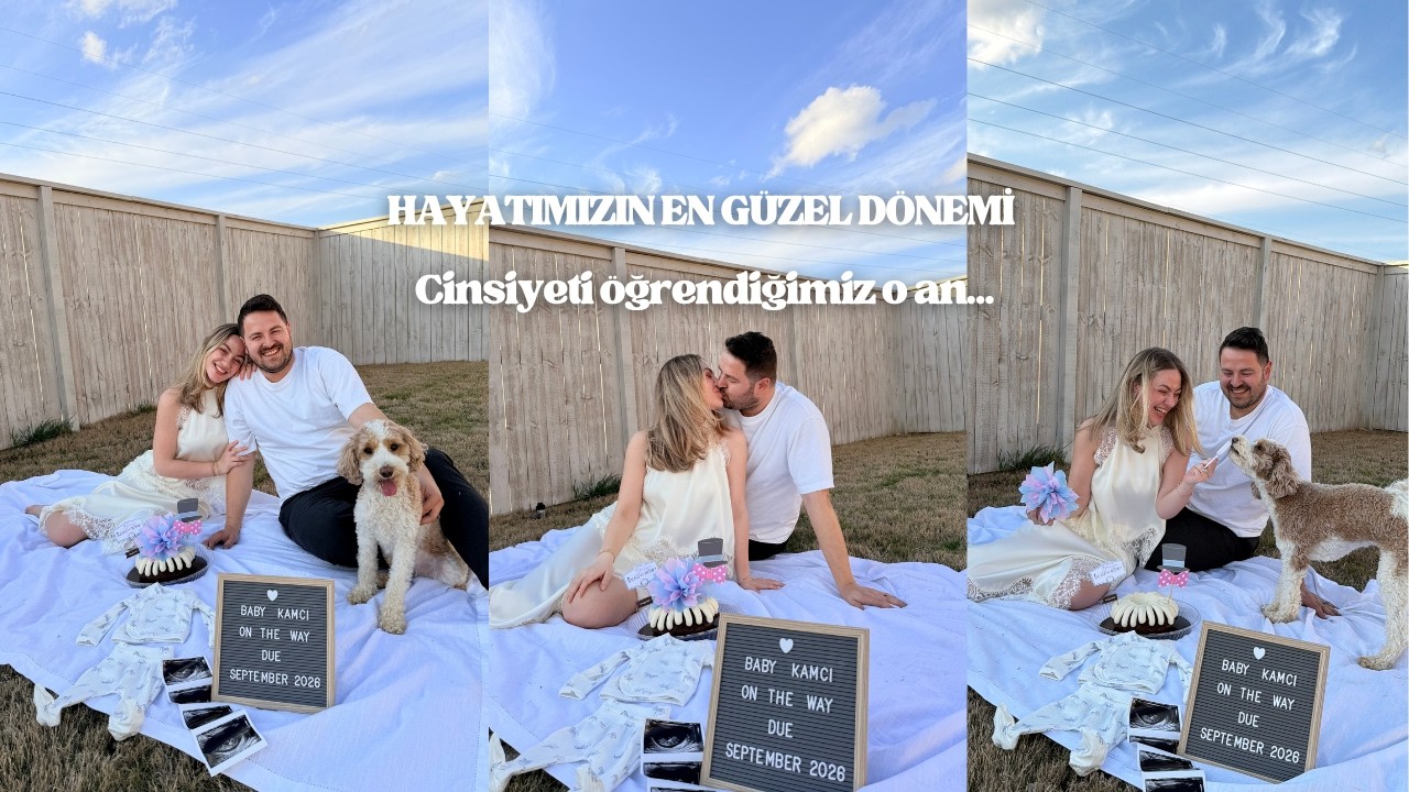 Bir Bebek Bekliyoruz 🤍 | ABD’deki Hamilelik Yolculuğumuz & En Heyecanlı Anımız… (Kız mı Erkek mi?)