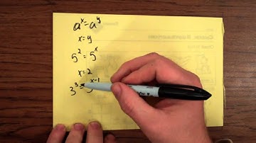 7.6: Solve exponential and logarithmic equations (intro)