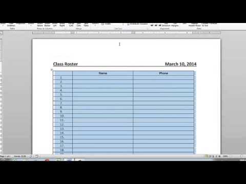 Video: How To Make A Table Invisible In Microsoft Word