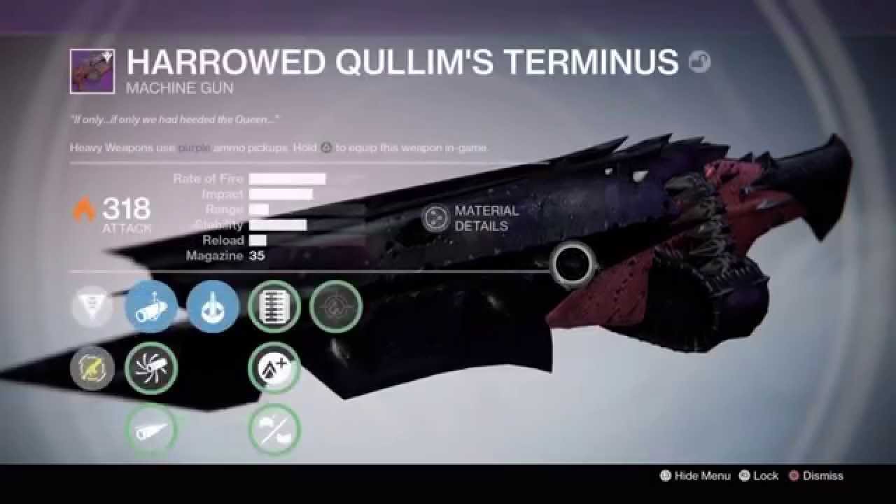 Destiny HARROWED QULLIM'S TERMINUS YouTube