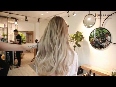 Video HIẾU TRANG hair salon,nhuộm màu khói blonde - Màu các... - youtube