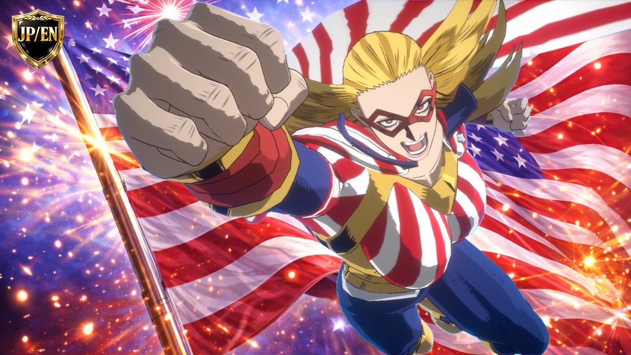 My Hero Academia All’s Justice – Star and Stripe DLC Full Moveset | JP Voice