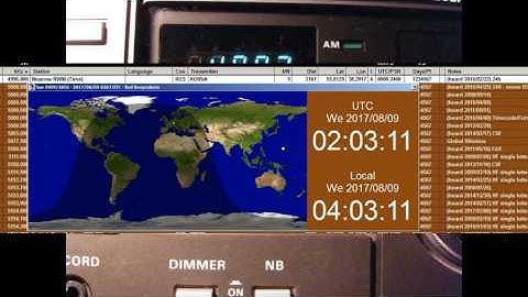 Moscow RWM Timesignal, 2017August09 01:58 - 02:40 UTC 4996 kHz