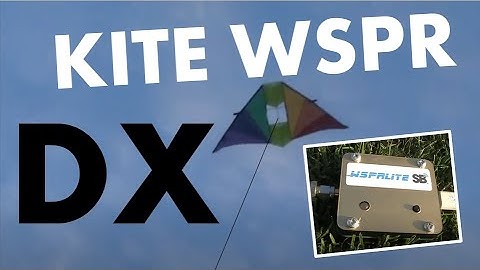 7 MHz WSPR with a kite supported vertical antenna
