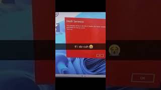 Maggot got a death sentence popup on Windows