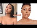 I DID MY MAKEUP LIKE JORDYN WOODS AND... I'M SHOOK! | THE PERFECT SUMMER, BRONZY MAKEUP LOOK