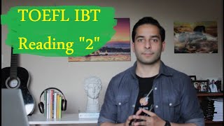 TOEFL IBT | Reading section 2  / Practice test /  | توفل بالعربي