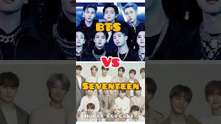BTS vs seventeen...... who is your favourite?? #bts #seventeen #btsedits #kpop