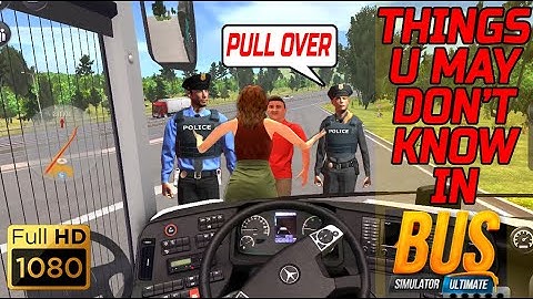 Bus Simulator ultimate | Things You May Don