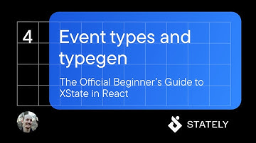 React & XState Tutorial #4 - Event types and typegen