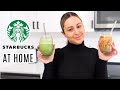 STARBUCKS AT HOME *Money Saver* - Iced Green Tea Latte & Caramel/Vanilla Latte!