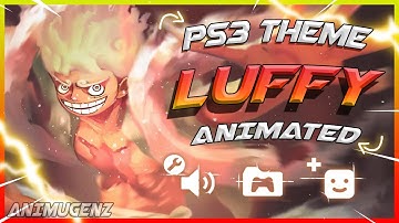 『PS3』One Piece  ‍☠️ Luffy Gear 5 Animated PS3 Theme DOWNLOAD! Request #54