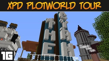 Minecraft Server: XPD Plotworld Tour 16 MrRedstoner