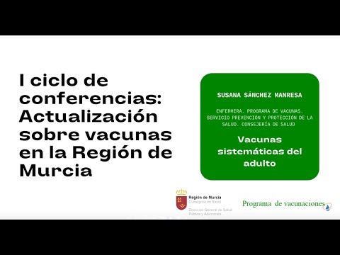 Sesión 5  Ciclo conferencias Actualización sobre vacunas