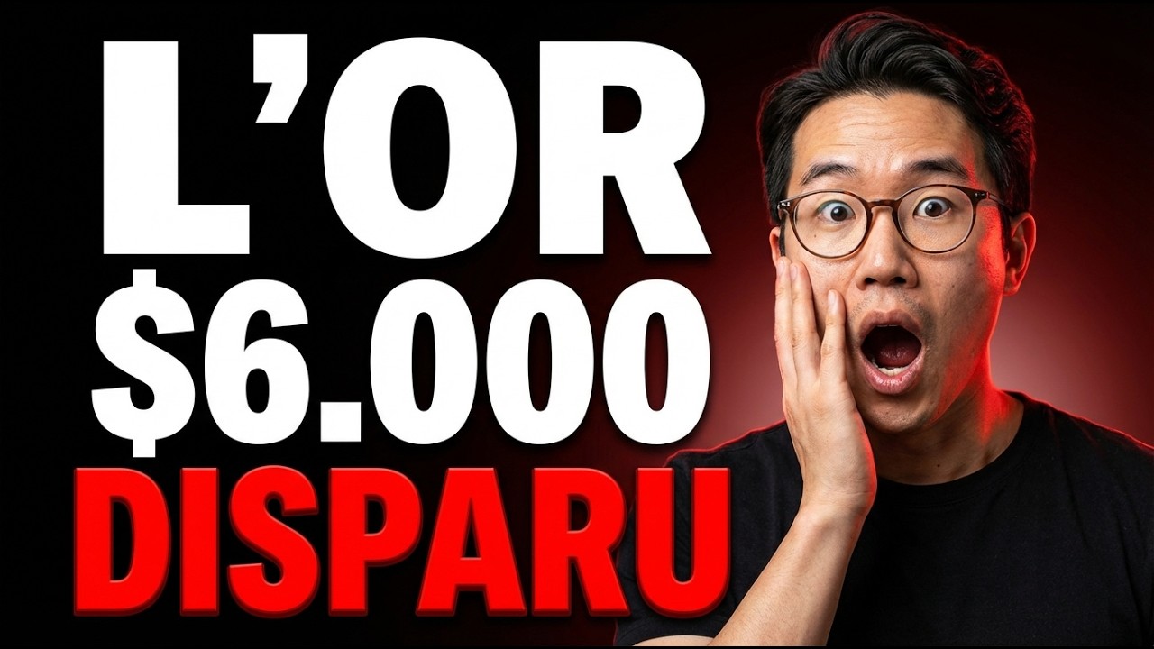 OR 6 000 $ — La Chine stoppe le trading, mort du Guide iranien déclenche peur WW3