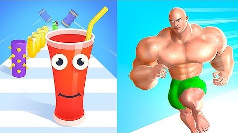 juice run vs Tall man run noobvsprovshacker all max level iOS trailer gameplay #relaxing