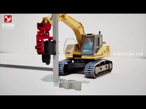 Hydraulic Side Grip Vibratory Hammer for Sheet Pile Driving and Extraction