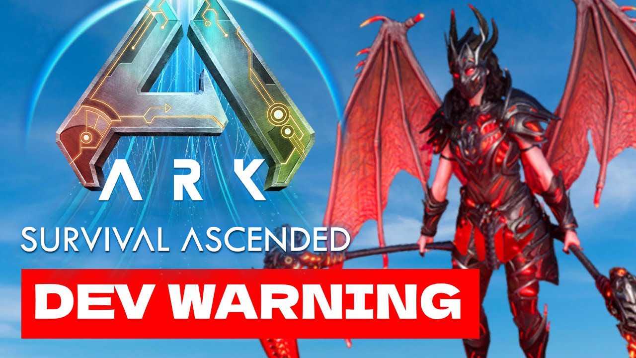 ARK Devs Are Warning Players About This Right Now - YouTube