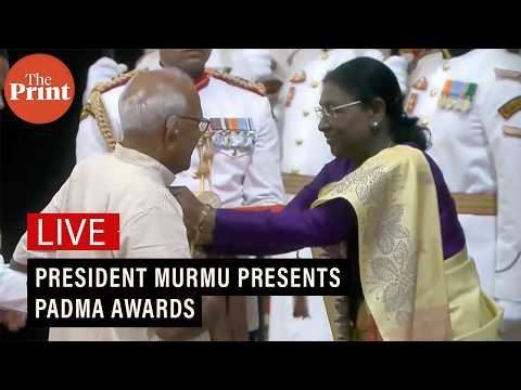 President Murmu presents Padma Awards at the Civil Investiture Ceremony-II in Rashtrapati Bhavan