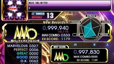 【DDR A3】MAXX UNLIMITED(DIFFICULT)