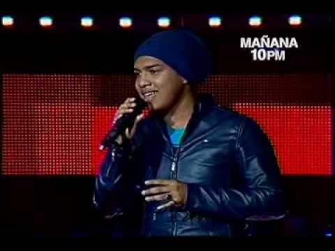 LA VOZ PERU 18-10-13 ANTHONY VALENCIA "PERDONAME" [AUDICIONES A CIEGAS] 18/10/13 (HD)