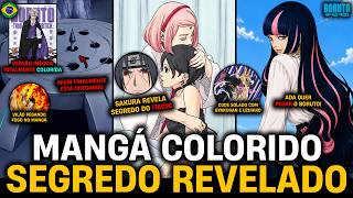 MANGÁ COLORIDO! BORUTO NÍVEL MADARA! ITACHI DE VOLTA! ELA QUER PEGAR ELE! - BORUTO VORTEX CAP34