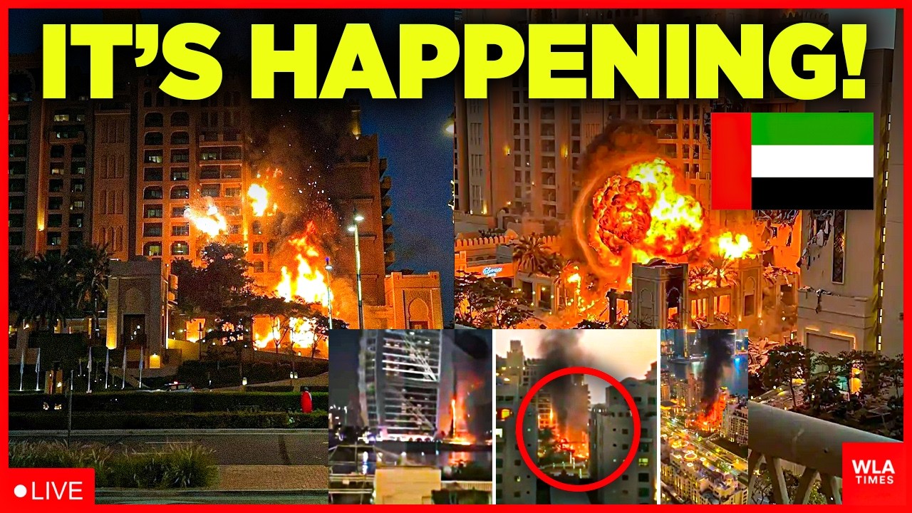 LIVE ON CAM: Dubai BURNING As Iran's DEADLIEST Missiles RAIN? | Arab Nations In PANIC?