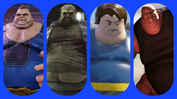 "The Blob" Evolution in Video Games (Marvel Comics) (X-Men) 